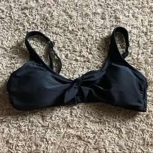 black bow bikini top